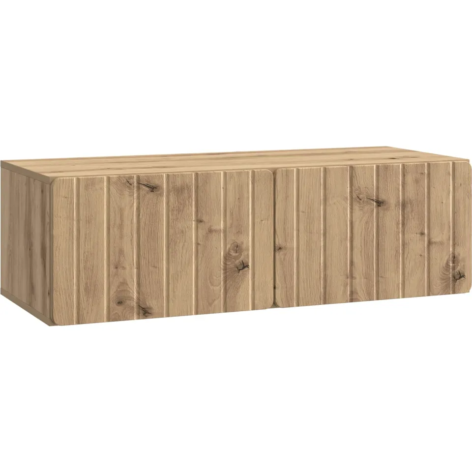 vidaXL Wandbeugel TV-kast 98 x 41 x 30 cm Artisanaal eiken, foto 3