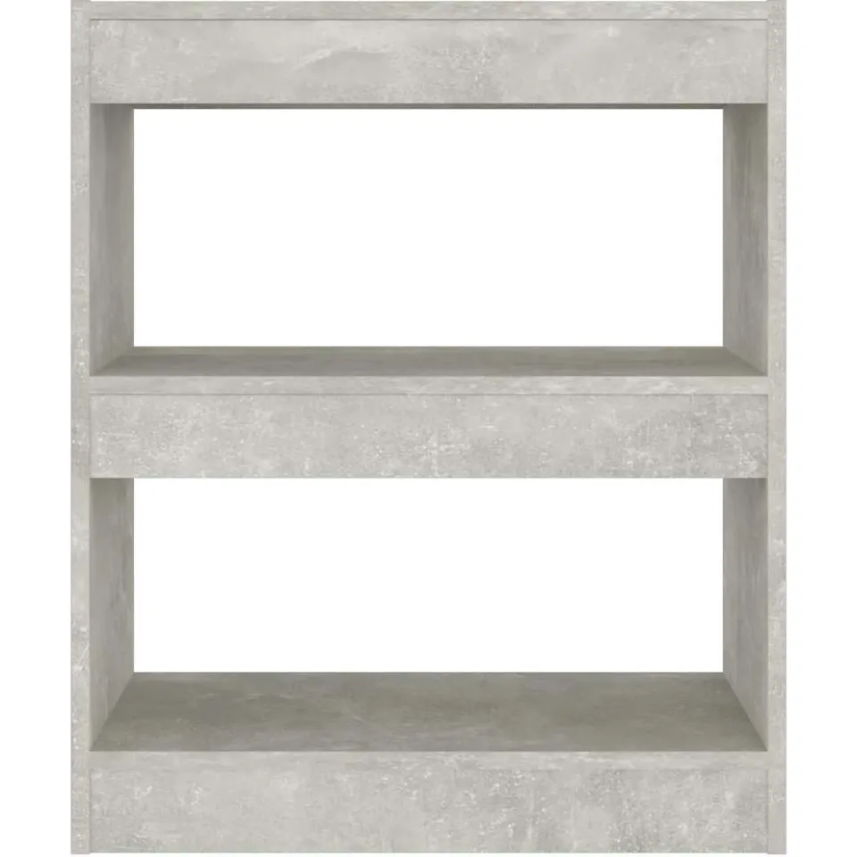 vidaXL Boekenkast/kamerscherm 60x30x72 cm betongrijs grijs, foto 4