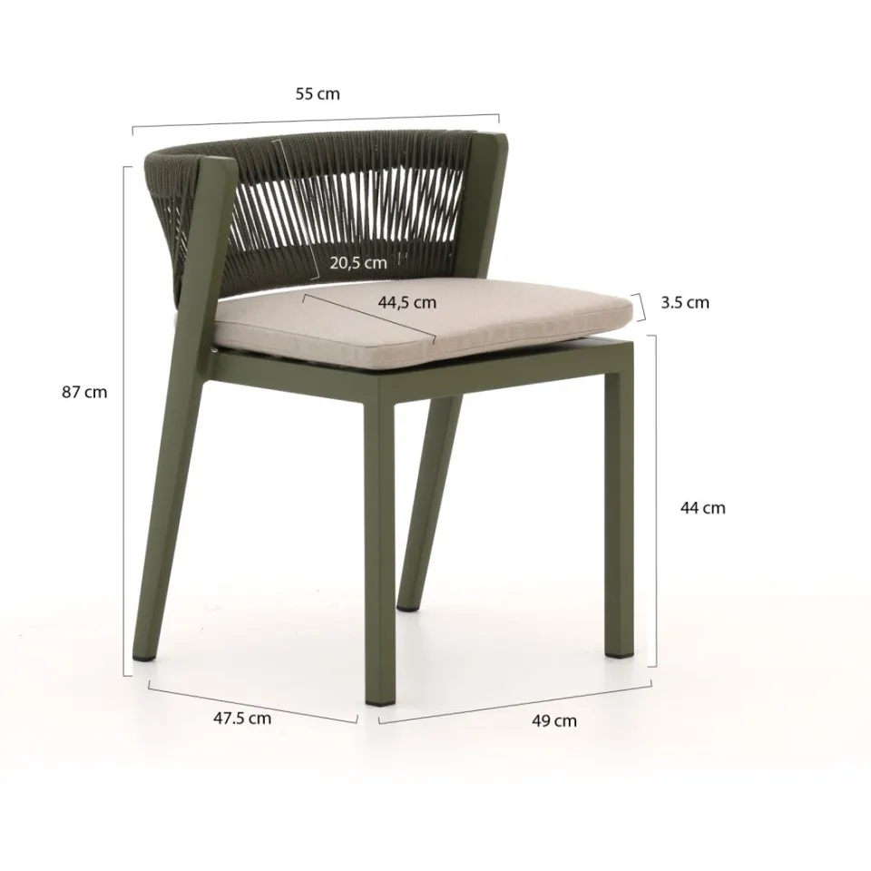Manifesto Furniture Manifesto Borsea balkonset 3-delig groen, foto 3