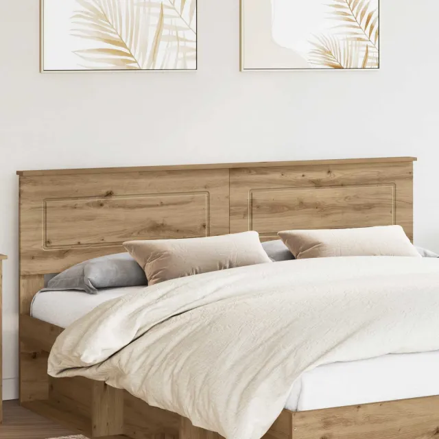 vidaXL Hoofdbord Artisan Eiken Bewerkt hout Bruin