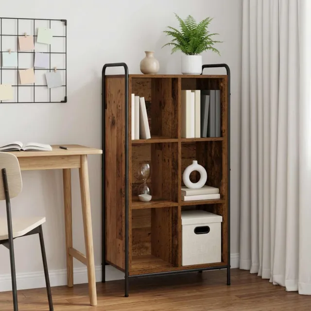 vidaXL Boekenkast 57 x 33 x 111 cm Bewerkt hout Oud hout bruin, foto 2