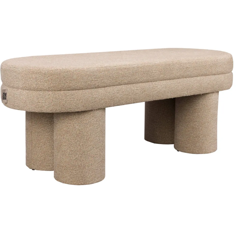 Dutchbone Fern bankje beige, foto 4