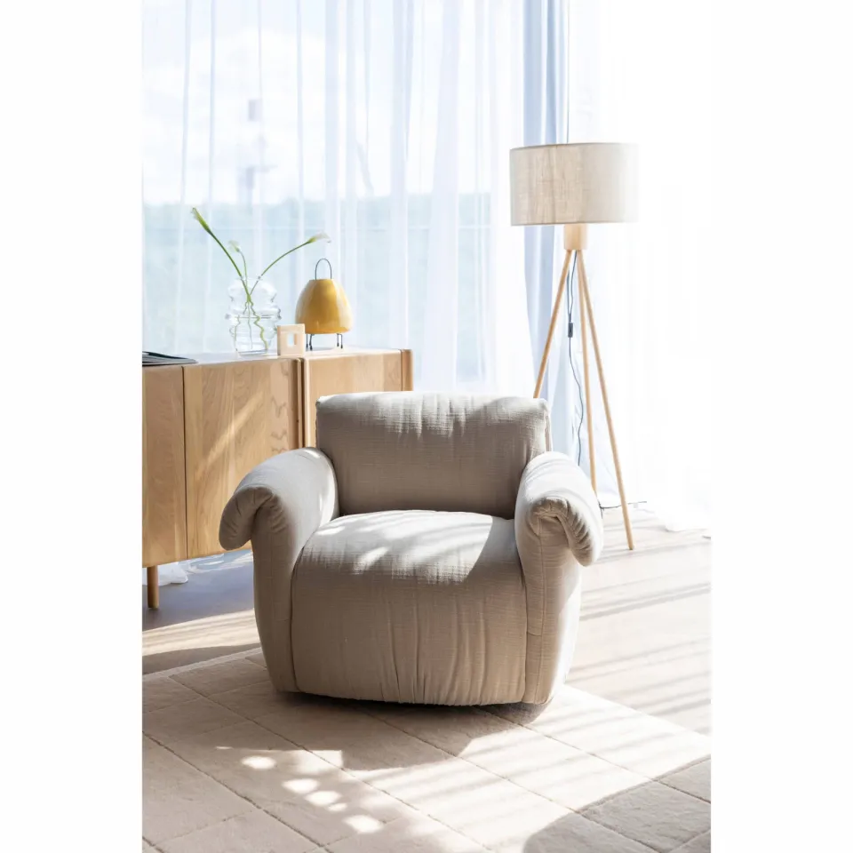 Zuiver fauteuil Puffy - beige, foto 3