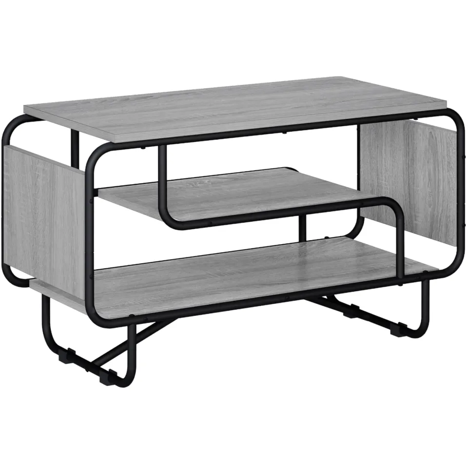 vidaXL TV-standaard 80 x 36 x 45 cm Grijs Sonoma, foto 3