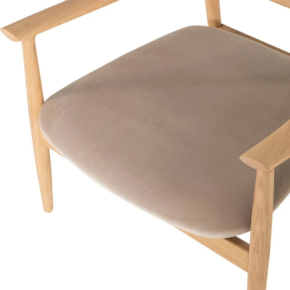 WOOOD Bask Fauteuil - Walnoothout - Bruin - 72x69x70, foto 5