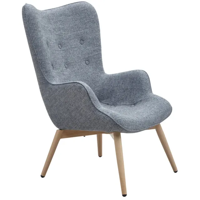 fauteuil Kiki grijs