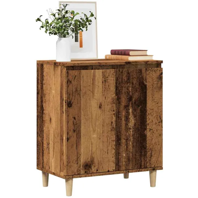 vidaXL Dressoir 60x35x70 cm bewerkt hout oud houtkleurig Bruin