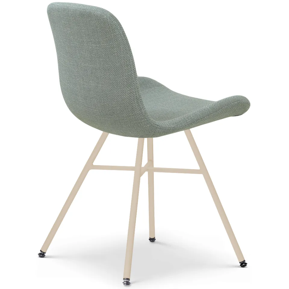 Nolon Noa-Fé eetkamerstoel saliegroen - beige onderstel, foto 4