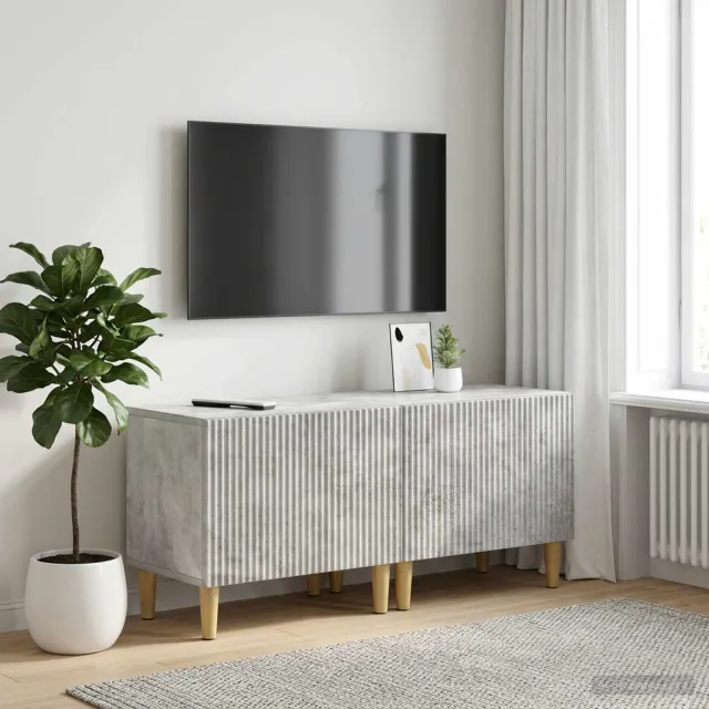 vidaXL Tv-meubel Betongrijs Bewerkt hout grijs