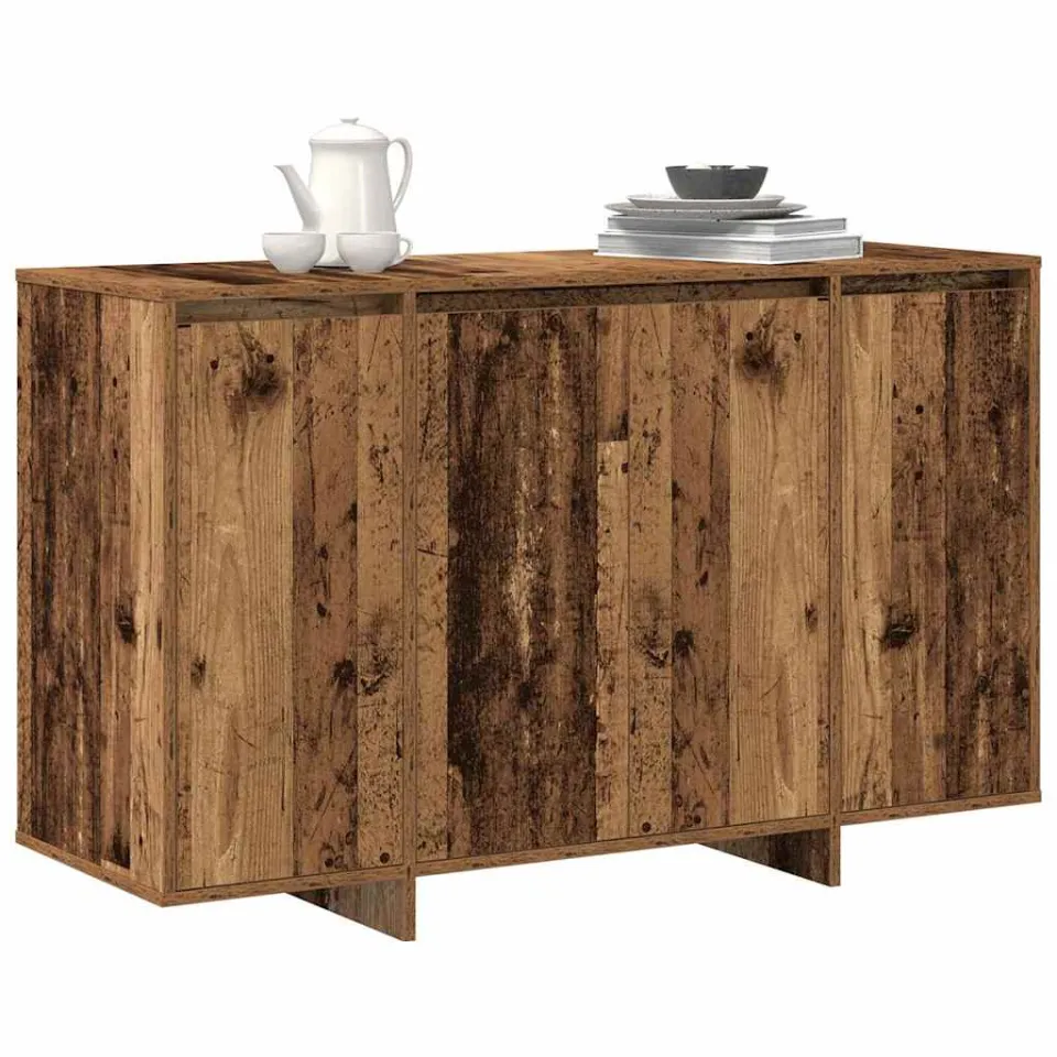 vidaXL Dressoir Oudhout 120 x 41 x 75 cm Bewerkt hout bruin