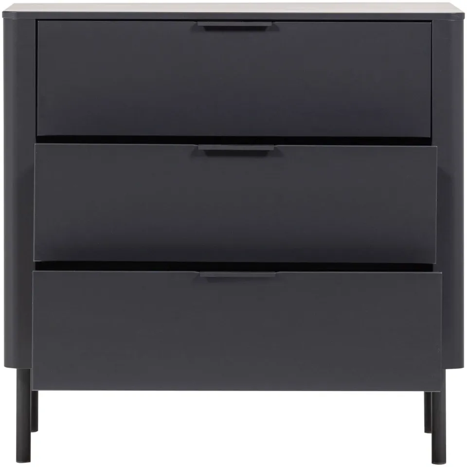 WOOOD Gunnar ladekast matzwart matt black, foto 4