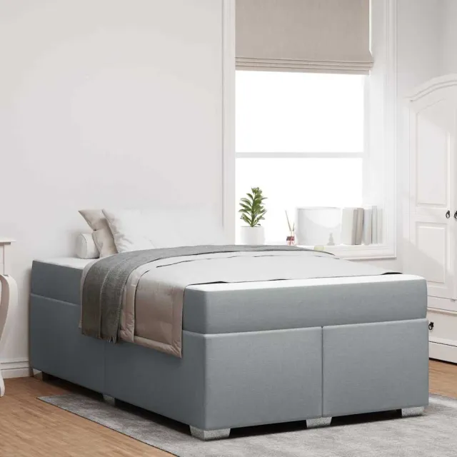 vidaXL Bedframe Taupe 120 x 200 cm Stof