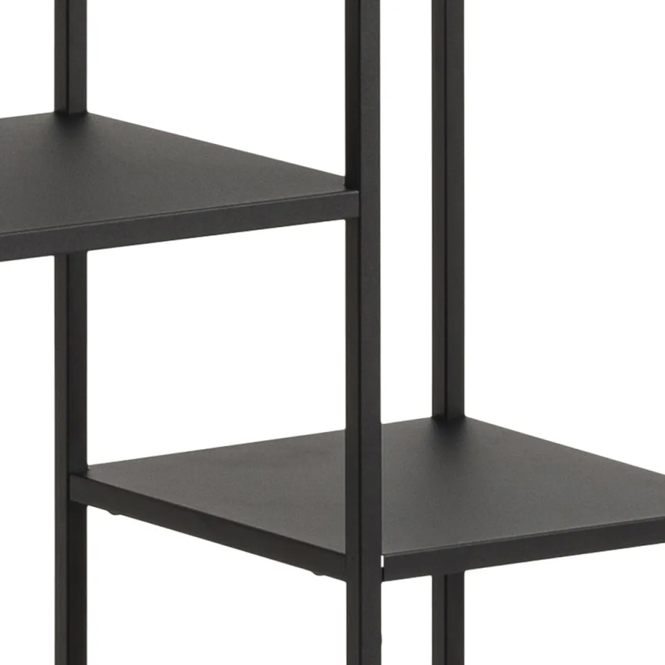 Lisomme Roy metalen boekenkast zwart - 79 x 165 cm, foto 5