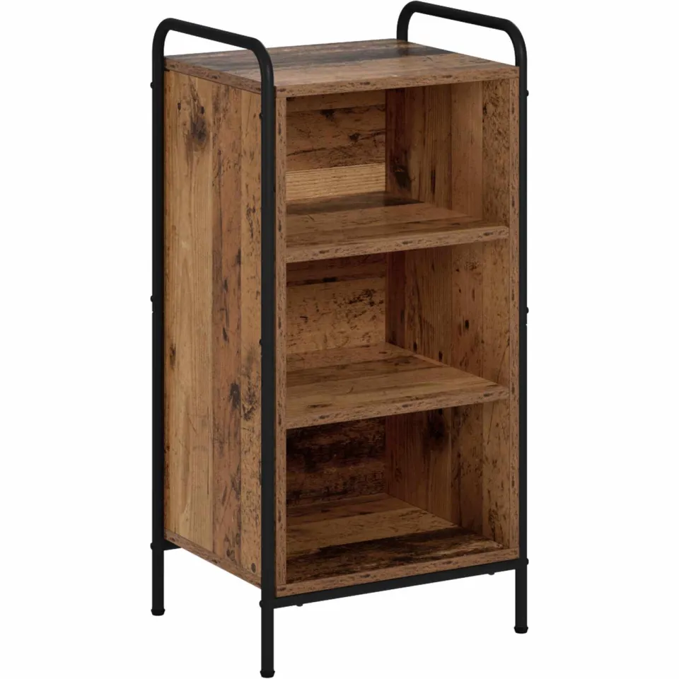 vidaXL Dressoir Oud hout 97 x 33 x 81 cm Bewerkt hout bruin, foto 3