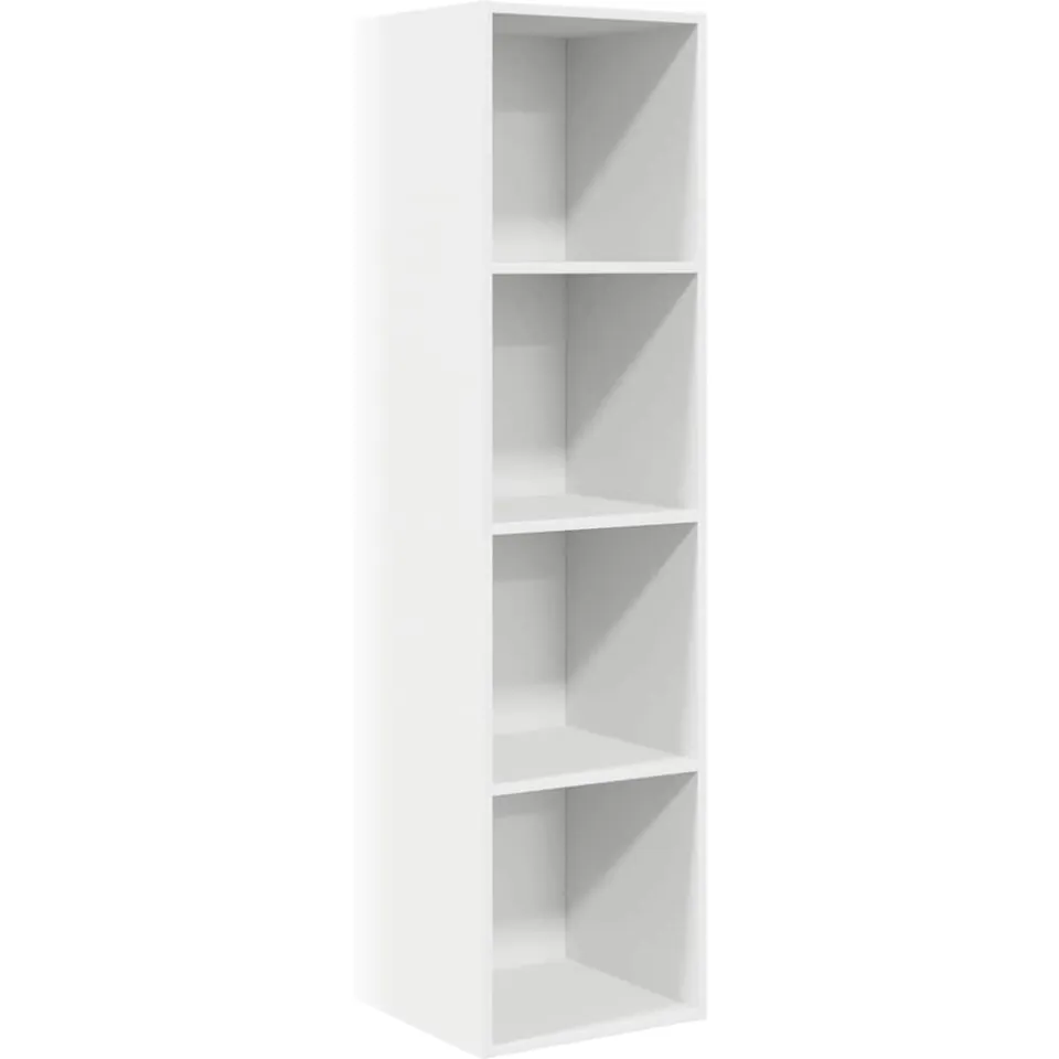 vidaXL Tv-wandmeubel 37x37x142,5 cm bewerkt hout wit