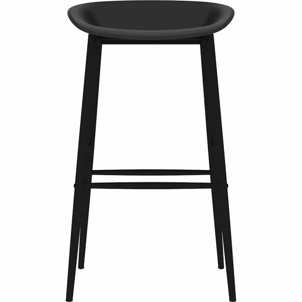 vidaXL Barstoelen 2 st zwart, foto 3