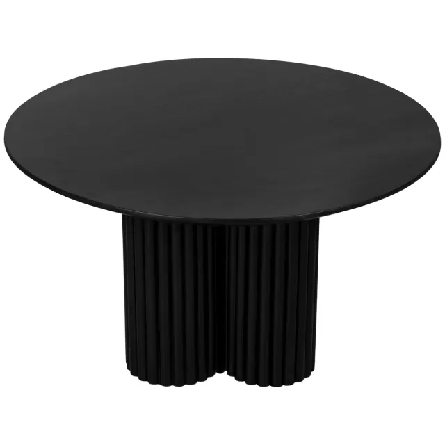 Lewis & Loft Salontafel Lane - Rond ⌀80 - FSC-gecertificeerd mangohout - Zwart