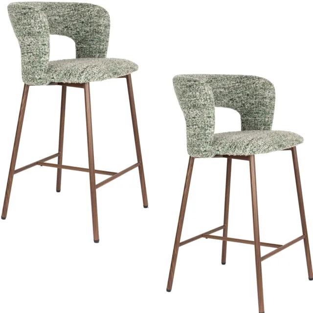 Housecraft Living Chelsea barkruk groen