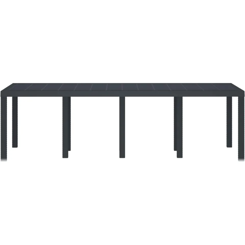vidaXL Weerbestendige Tuintafel Antraciet 250 x 100 x 73 cm, foto 2