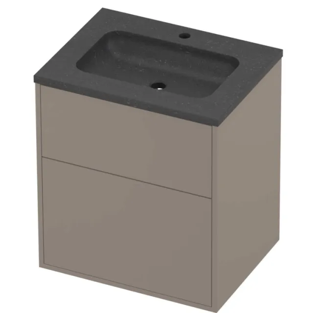 Proline Rollo Badmeubelset Hardsteen Elegant In Kader 60x46x67 cm Blue Stone Clay Beige