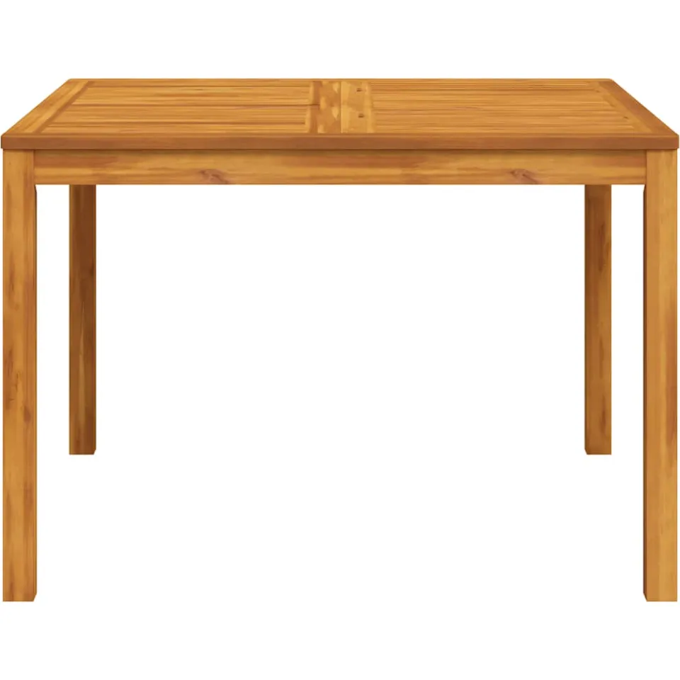 vidaXL Tuintafel 110x110x75 cm massief acaciahout bruin
