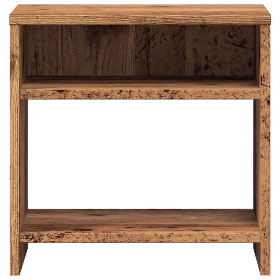 vidaXL Nachtkastje 40x30x40 cm bewerkt hout oud houtkleurig bruin, foto 4