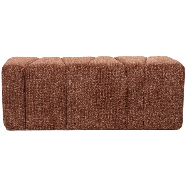 Housecraft Living Dance bankje rechthoekig terracotta