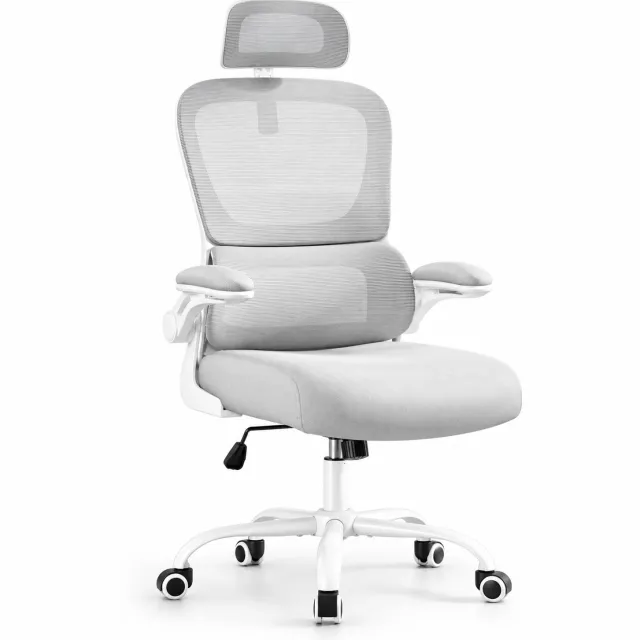 hsd ergonomische stoel - Bureaustoel - Ademend - Verstelbaar - Grijs