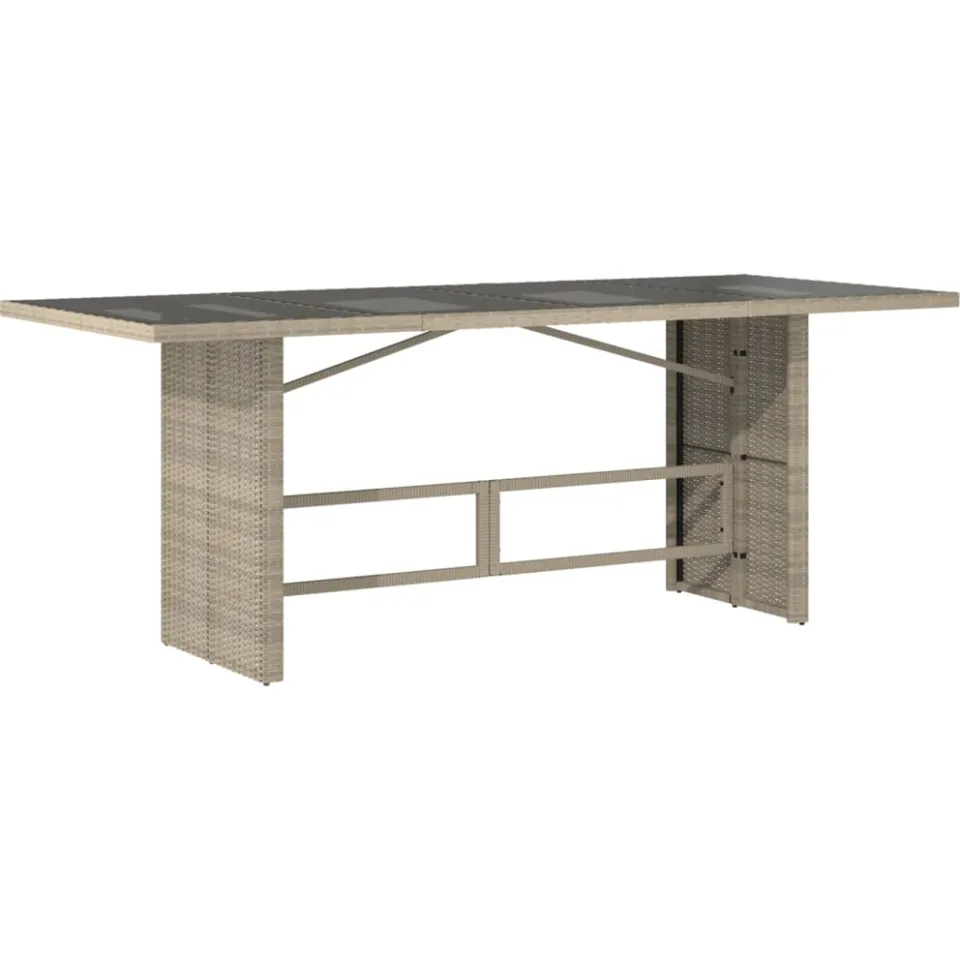 vidaXL 7-delige Tuinset met kussens poly rattan grijs, foto 4