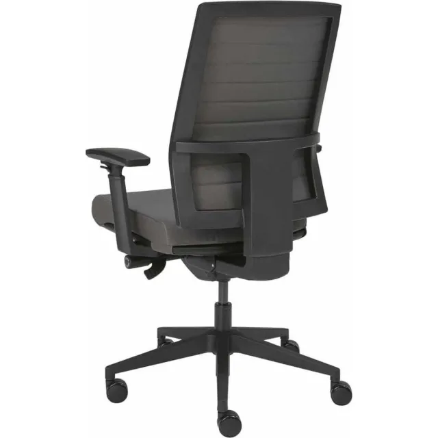 ABC Kantoormeubelen Ergonomische bureaustoel 1332 in stof Zwart