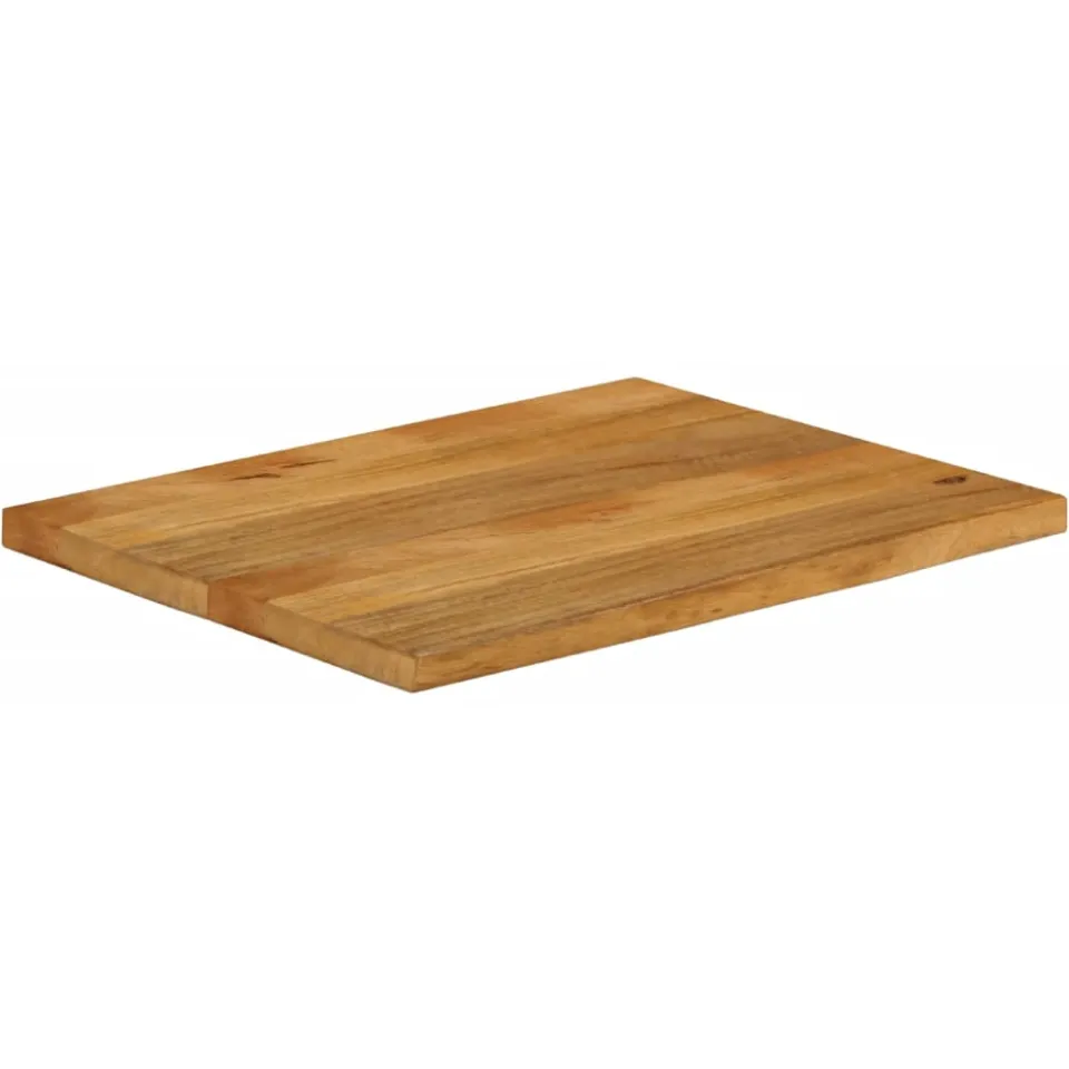 vidaXL Tafelblad met natuurlijke rand 80x60x2,5 cm massief mangohout bruin, foto 2