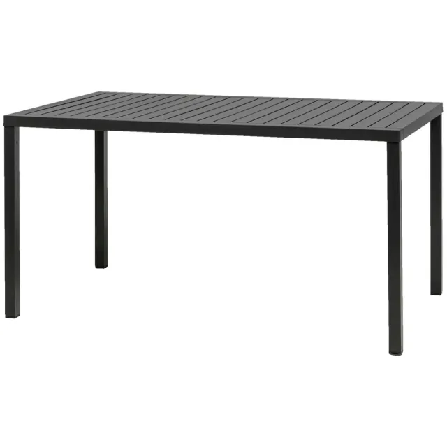 Nardi Tafel Cube rechthoekig; 140x80x75.5 cm (LxBxH); antraciet; rechthoekig