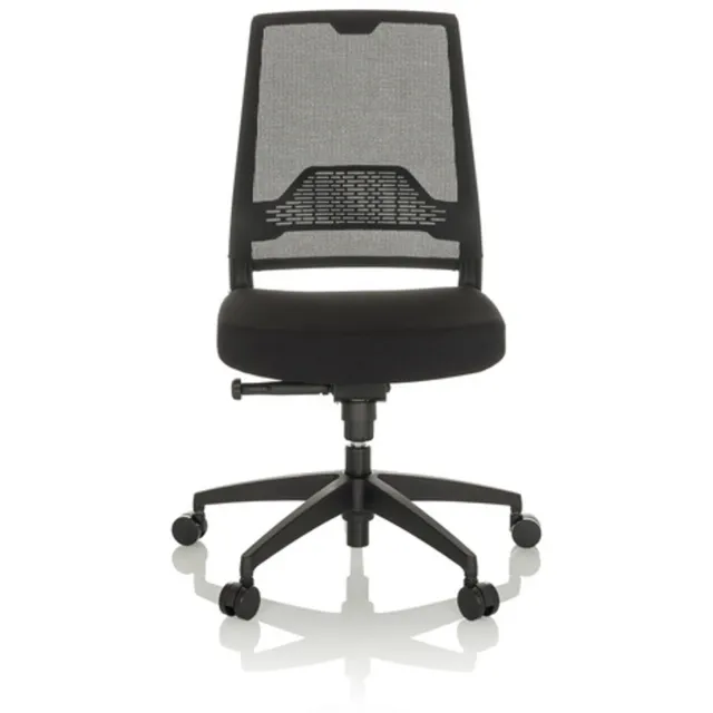 hjh office Bureaustoel / Draaistoel PORTO ECO I Zitting Stof / Rug Mesh zwart hjh OFFICE