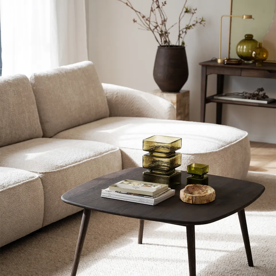 Rowico Home Norris gestoffeerde 4-zits hoekbank beige - rechts - 319 cm, foto 3
