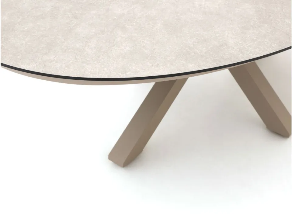 Tierra Outdoor Oblong dining tuintafel 220x130x75cm taupe, foto 3