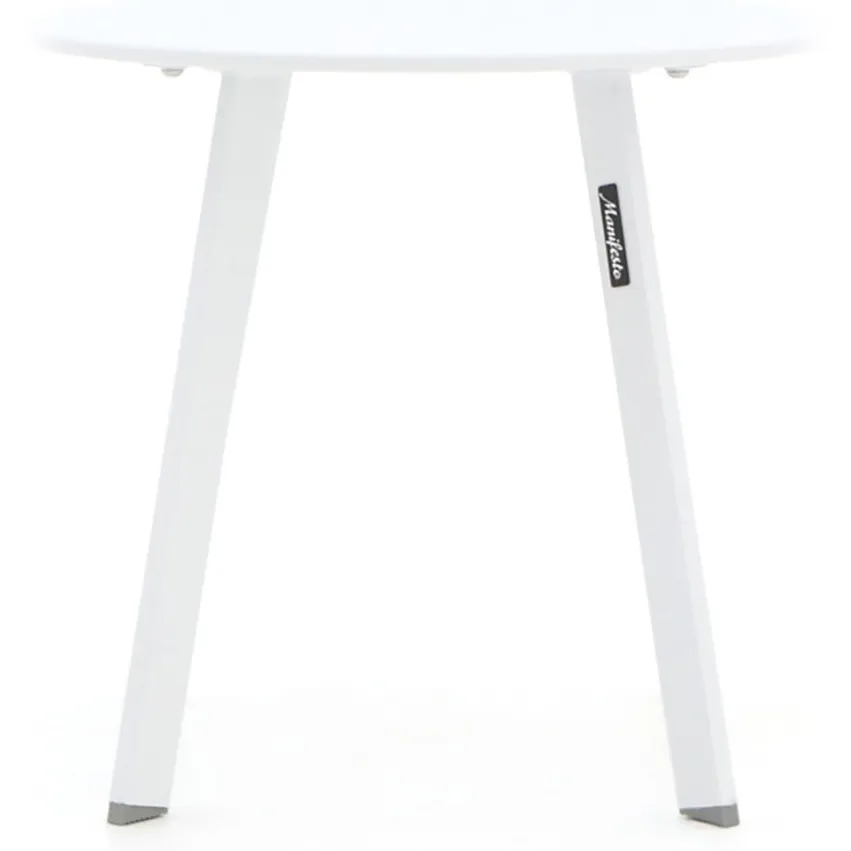 Manifesto Furniture Manifesto Bovezzo bijzet tuintafel ø 50cm (h:45cm) wit, foto 5