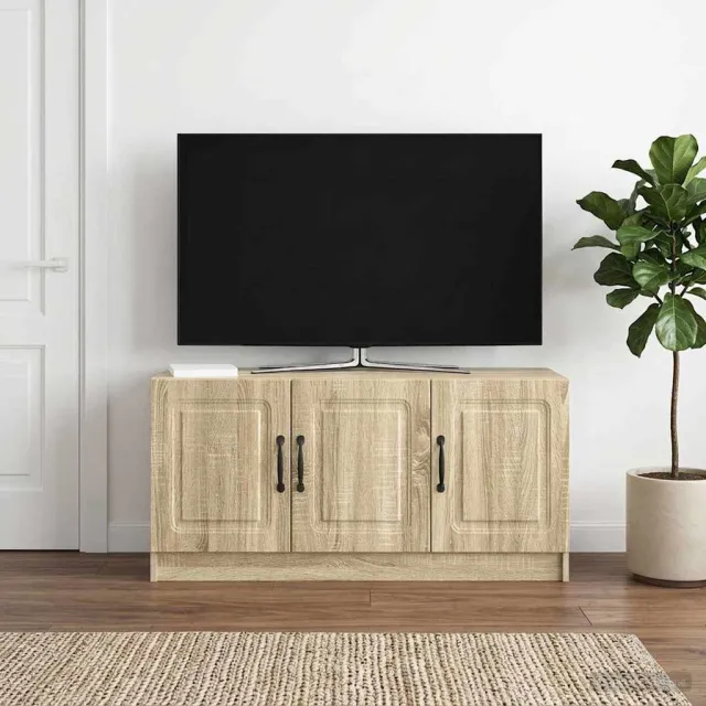 vidaXL TV-kast Sonoma Eiken 99 x 34,5 x 47 cm Bewerkt hout, foto 2