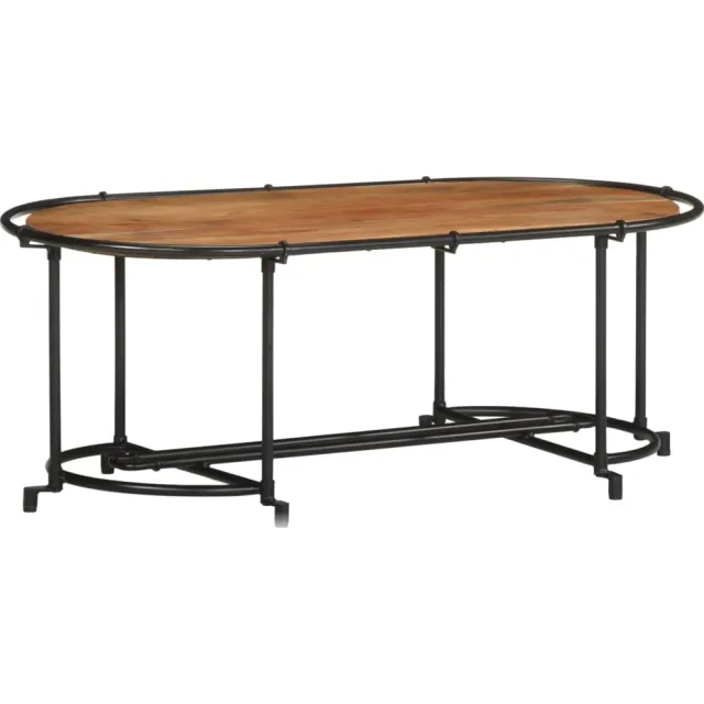 vidaXL Salontafel 110x55x40 cm massief acaciahout Bruin