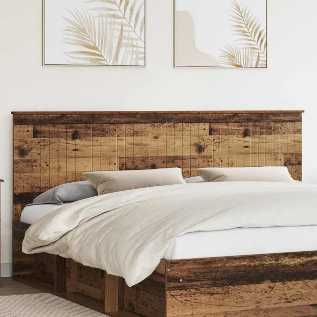 vidaXL Hoofdbord Oud Hout Bewerkt hout Bruin