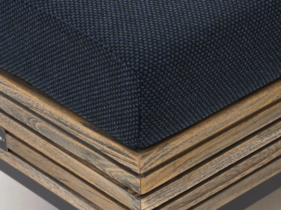 ROUGH Furniture ROUGH-D lounge voetenbank 89x52,5cm bruin, foto 3