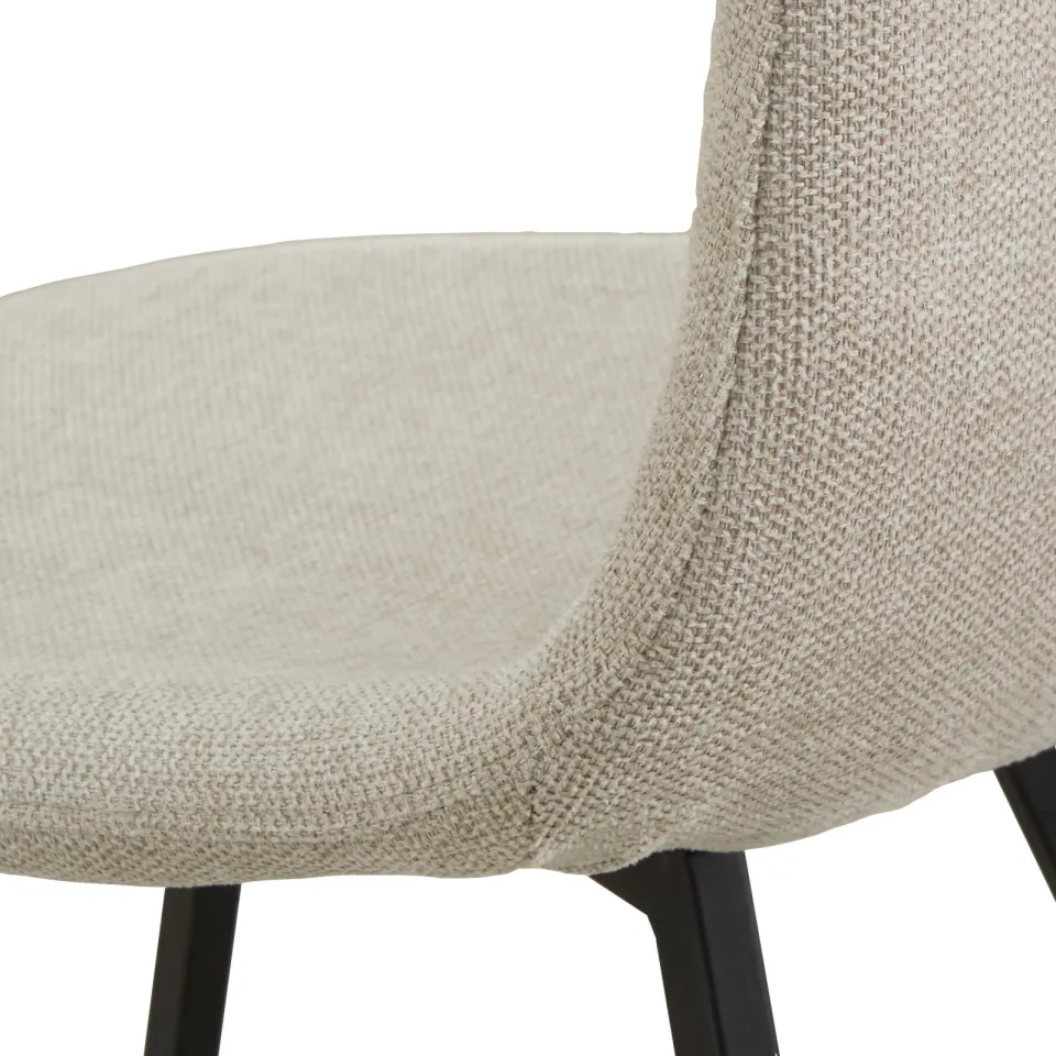 NOUS Living eetkamerstoel Evan beige, foto 7