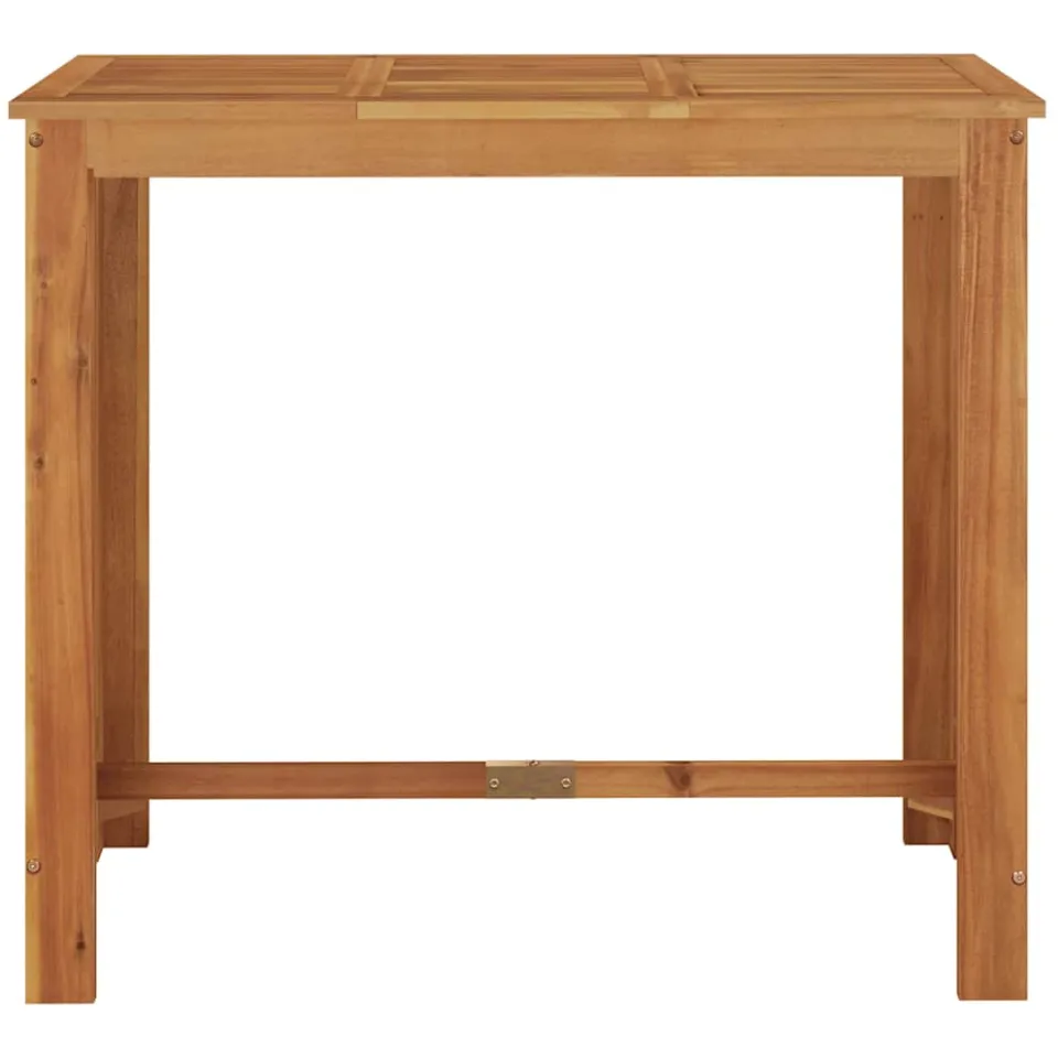 vidaXL Tuinbartafel 120x60x105 cm massief acaciahout Bruin