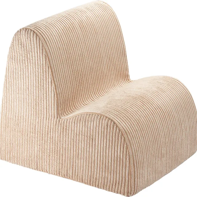 Wigiwama Corduroy Cloud Chair / Fauteuil - 60x50x50cm - Brown Sugar Beige