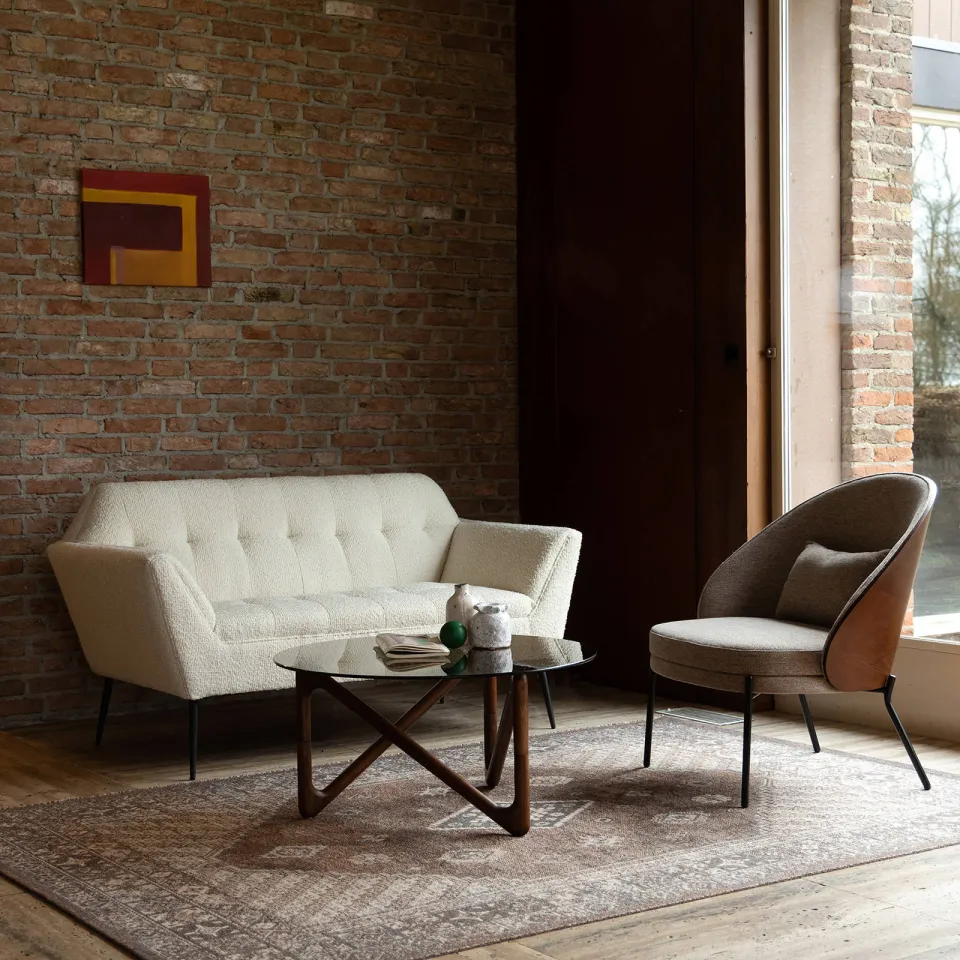 Dutchbone fauteuil Rodin beige, foto 4