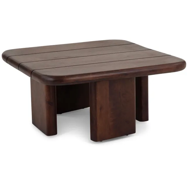 IDIMEX Salontafel YAMA 70 x 70 cm van acaciahout – donkerbruin