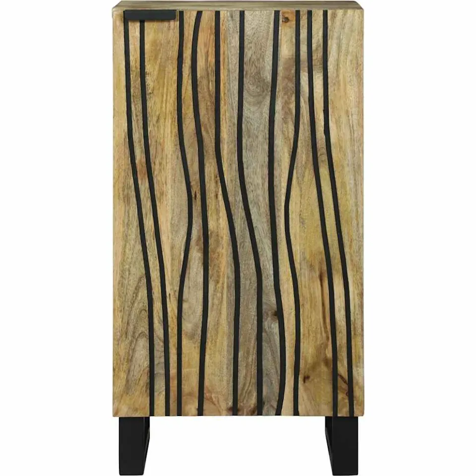 vidaXL Dressoir Bruin 40 x 33 x 75 cm massief mangohout, foto 3