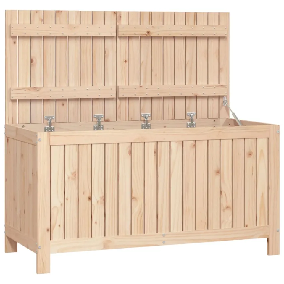 vidaXL Tuinbox 121x55x64 cm massief grenenhout Bruin