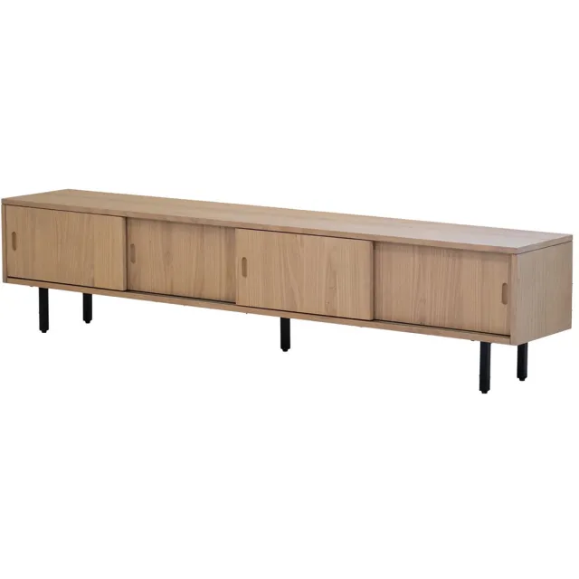 DÉJA Living Tv-Meubel Ilja - Metaal/Eikenhout - Naturel - 200cm