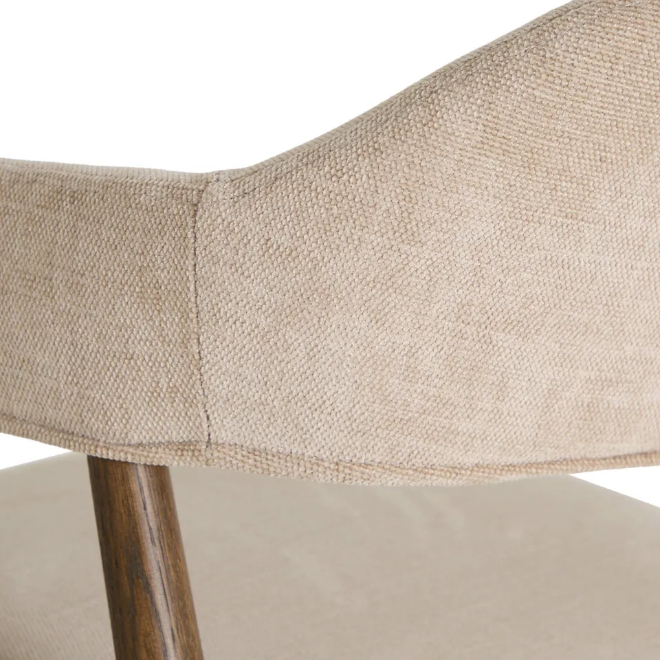 NOUS Living eetkamerstoel Myra beige, foto 8
