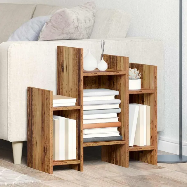 vidaXL Bijzetkast Oudhout 60 x 26 x 60 cm Bewerkt hout bruin, foto 2